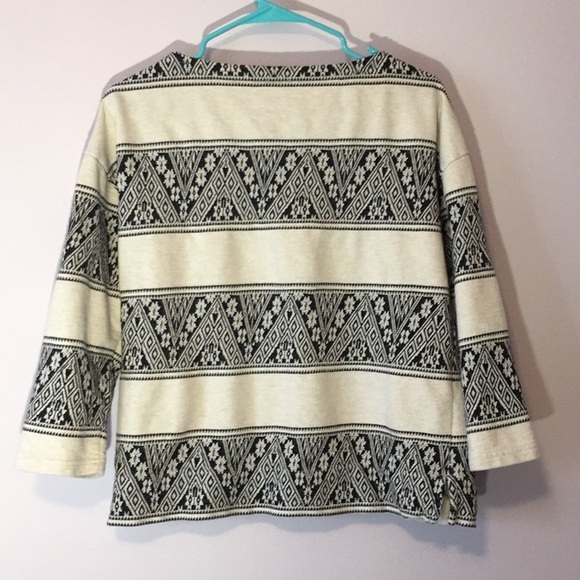 J. Crew Jacquard-stripe sweatshirt Pullover Small - Picture 6 of 8